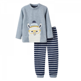 Pijama Polar para Niño con Motivo de Llama