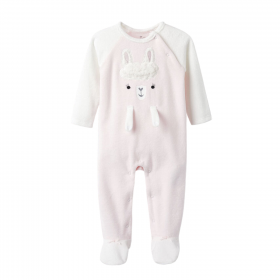 Pijama Tipo Pelele para Bebé Niña con Motivo de Llama