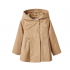 Cazadora Gabardina En Color Camel Para Niña
