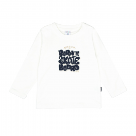Camiseta de manga larga " ride to live" en Crudo para Bebé