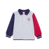 Polo Gris y Granate para Bebé Niño