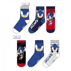 Pack 3 Calcetines Sonic