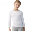 Camiseta Térmica Infantil de Manga Larga en Color Blanco