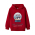 Sudadera Niño en Color Rojo Motivo Bola con Muñeco de Nieve