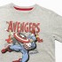 Camisola cinza dos Avengers