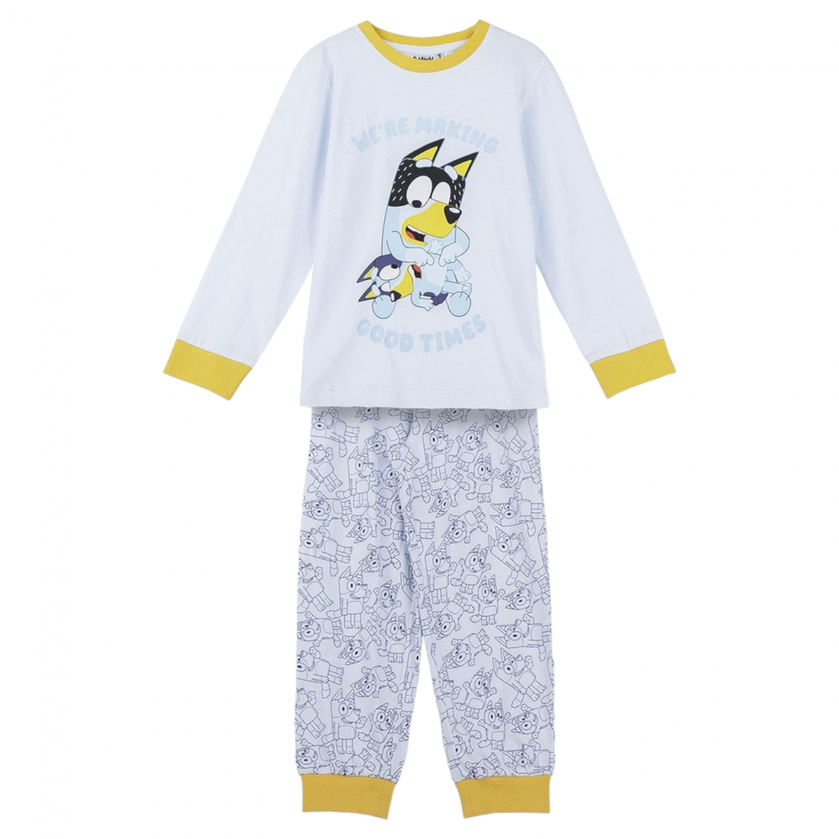 Pijama terciopelo Bluey – PIJAMAS M/L