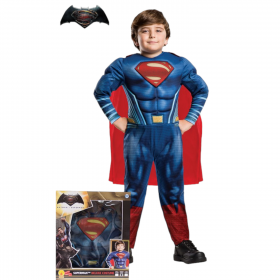 Disfraz SUPERMAN musculoso en caja